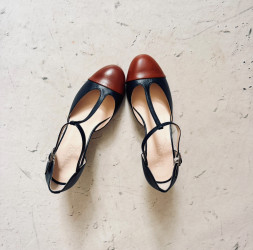 Sophie Navy Cognac